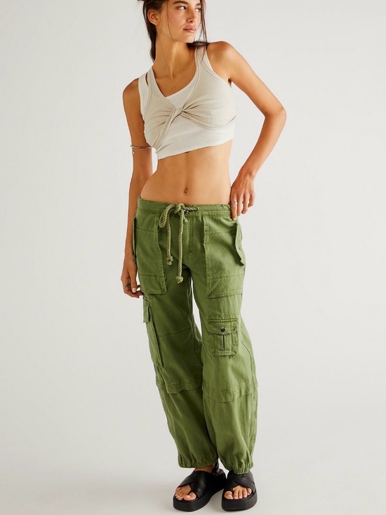 We The Free Pants - We The Free South Bay Utility Denim Cargo Pant - XS